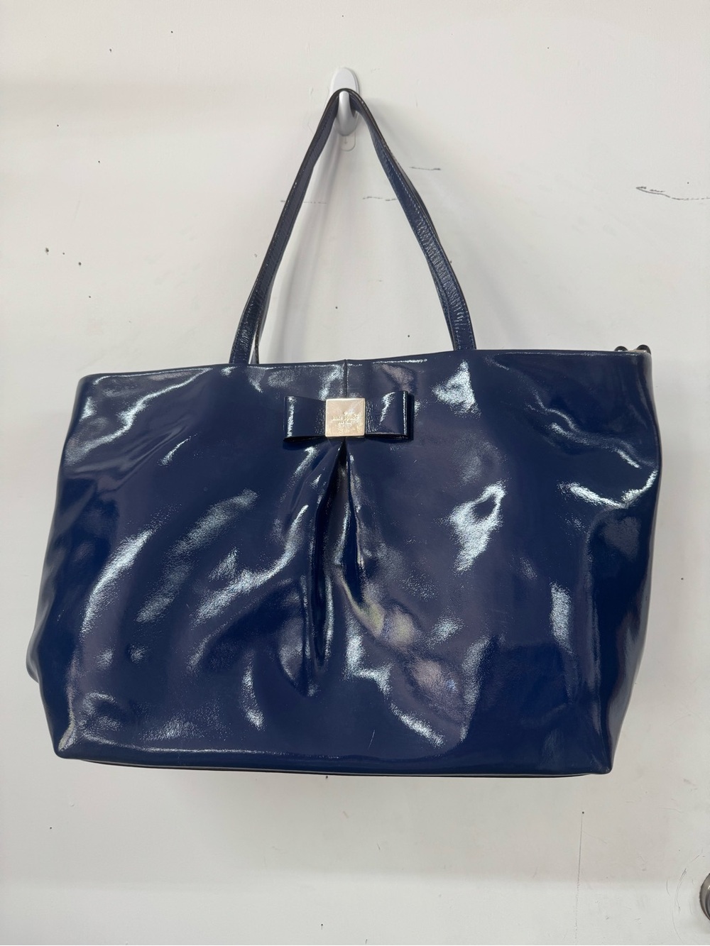 Kate Spade New York "Veranda Place Blossom" Patent Leather Travel or Baby Bag